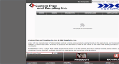 Desktop Screenshot of custompipe.com